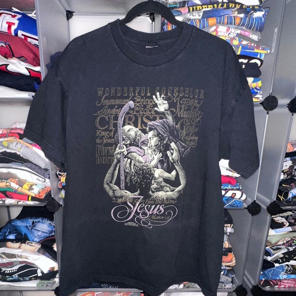 1995 Living Epistles “The Birth Of Jesus” Shirt Size XL 24x30.5